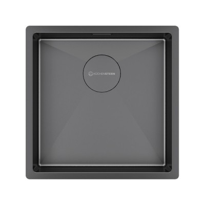 Мойка Kuchenstern KRAFT 45 вороненая сталь Мойка Kuchenstern KRAFT 45 вороненая сталь