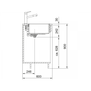 Мойка Franke BXM 210/110-50 F-INOX, золото, вентиль-автомат (127.0662.540)