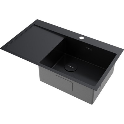 Мойка Omoikiri Akisame 86-R Side-GB нерж. сталь/графит (4997044) Мойка Omoikiri Akisame 86-R Side-GB нерж. сталь/графит (4997044)