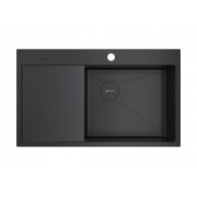 Мойка Omoikiri Akisame 86-R Side-GB нерж. сталь/графит (4997044)