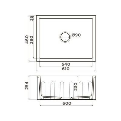 Мойка Omoikiri Mikura 61-BL Natceramic/черный (4997069) Мойка Omoikiri Mikura 61-BL Natceramic/черный (4997069)