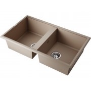 Мойка Omoikiri Tedori 86-2-SA Tetogranit/бежевый (4993926)