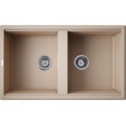 Мойка Omoikiri Tedori 86-2-SA Tetogranit/бежевый (4993926)