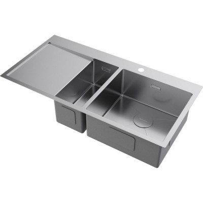 Мойка Omoikiri Akisame 100-2-R-IN нерж. сталь/нержавеющая сталь (4973547) Мойка Omoikiri Akisame 100-2-R-IN нерж. сталь/нержавеющая сталь (4973547)