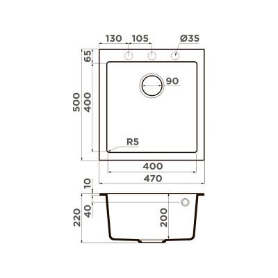 Мойка Omoikiri Bosen 47A-WH Artceramic/белый (4993817) Мойка Omoikiri Bosen 47A-WH Artceramic/белый (4993817)