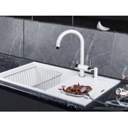 Мойка Omoikiri Sumi 86-WH Tetogranit/белый (4993649)