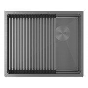 Мойка Paulmark Next-pro 54 uni PM705445-GM, вороненая сталь