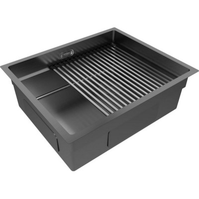 Мойка Paulmark Next-pro 54 uni PM705445-GM, вороненая сталь Мойка Paulmark Next-pro 54 uni PM705445-GM, вороненая сталь