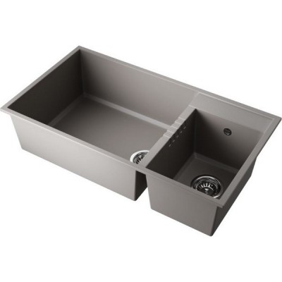 Мойка Omoikiri Tedori 85-2-U-GR Tetogranit/leningrad grey (4993542) Мойка Omoikiri Tedori 85-2-U-GR Tetogranit/leningrad grey (4993542)