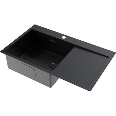 Мойка Omoikiri Akisame 86-L Side-GB нерж. сталь/графит (4997043) Мойка Omoikiri Akisame 86-L Side-GB нерж. сталь/графит (4997043)