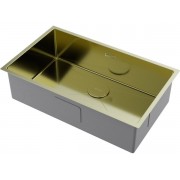 Мойка Omoikiri Taki 74-U/IF-LG нерж. сталь/светлое золото (4993499)