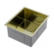 Мойка Omoikiri Taki 38-U/IF-LG нерж. сталь/светлое золото (4973092)