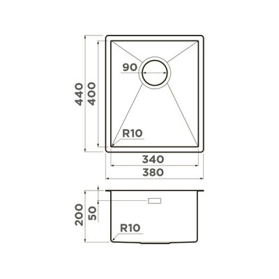 Мойка Omoikiri Taki 38-U/IF-LG нерж. сталь/светлое золото (4973092) Мойка Omoikiri Taki 38-U/IF-LG нерж. сталь/светлое золото (4973092)
