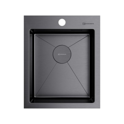 Мойка Omoikiri Akisame 41-GM нерж. сталь/вороненая сталь (4973094) Мойка Omoikiri Akisame 41-GM нерж. сталь/вороненая сталь (4973094)