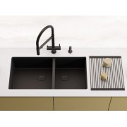 Мойка Omoikiri Taki 85-2-LB-U/IF Side-GB нерж. сталь/графит (4997039)