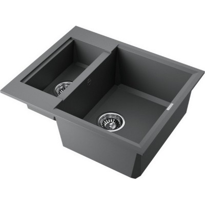 Мойка Omoikiri Sakaime 60-2-PL Tetogranit/платина (4993915) Мойка Omoikiri Sakaime 60-2-PL Tetogranit/платина (4993915)