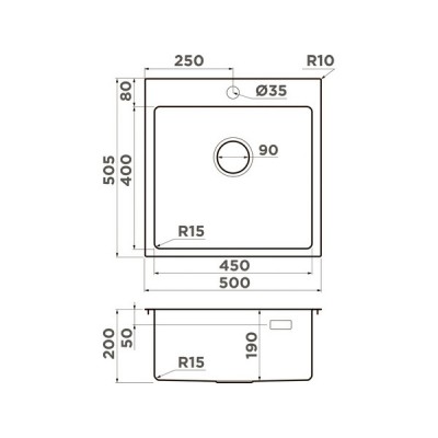 Мойка Omoikiri Amadare 50-IN нерж. сталь/нержавеющая сталь (4993766) Мойка Omoikiri Amadare 50-IN нерж. сталь/нержавеющая сталь (4993766)