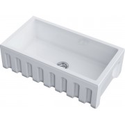 Мойка Omoikiri Mikura 83-WH Glossy Natceramic/белый глянцевый (4993259)