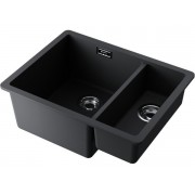 Мойка Omoikiri Kata 55-2-U-BL Artgranit/черный (4993389)