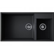 Мойка Omoikiri Tedori 85-2-U-BL Tetogranit/черный (4993940)