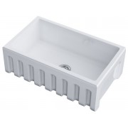 Мойка Omoikiri Mikura 76-WH Glossy Natceramic/белый глянцевый (4993258)