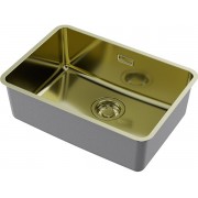 Мойка Omoikiri Omi 53-U/I-LG Ultra Mini нерж.сталь/светлое золото (4997406)