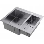 Мойка Omoikiri Akisame 60-2-L-IN нерж. сталь/нержавеющая сталь (4993775)