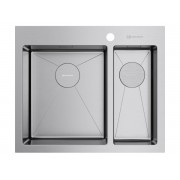 Мойка Omoikiri Akisame 60-2-L-IN нерж. сталь/нержавеющая сталь (4993775)