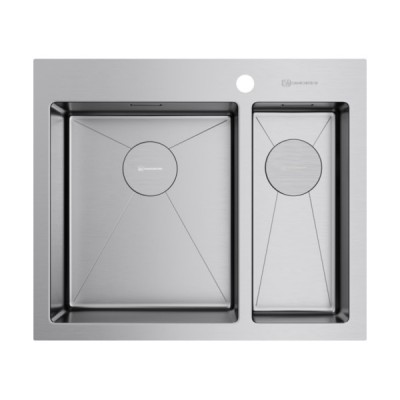 Мойка Omoikiri Akisame 60-2-L-IN нерж. сталь/нержавеющая сталь (4993775) Мойка Omoikiri Akisame 60-2-L-IN нерж. сталь/нержавеющая сталь (4993775)