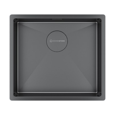 Мойка Kuchenstern KRAFT 50 вороненая сталь Мойка Kuchenstern KRAFT 50 вороненая сталь