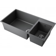 Мойка Omoikiri Tedori 85-2-U-PL Tetogranit/платина (4993947)