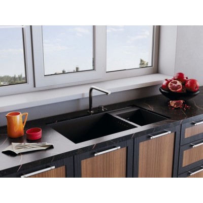 Мойка Omoikiri Tedori 85-2-U-PL Tetogranit/платина (4993947) Мойка Omoikiri Tedori 85-2-U-PL Tetogranit/платина (4993947)