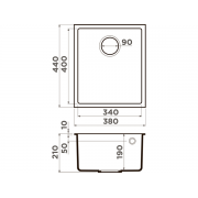 Мойка Omoikiri Bosen 38-U-ES Tetogranit/espresso (4997204)
