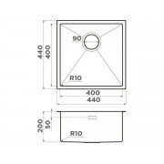 Мойка Omoikiri Taki 44-U/IF-GB нерж. сталь/графит (4997017)