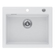 Мойка Kuchenstern TOPKERAM 60 кристальный белый