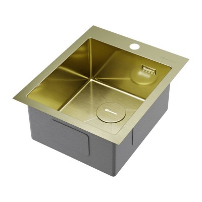 Мойка Omoikiri Akisame 41-LG нерж. сталь/светлое золото (4973080) Мойка Omoikiri Akisame 41-LG нерж. сталь/светлое золото (4973080)