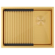 Мойка Paulmark Next-pro 58 uni PM705845-BG, брашированное золото