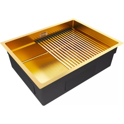 Мойка Paulmark Next-pro 58 uni PM705845-BG, брашированное золото Мойка Paulmark Next-pro 58 uni PM705845-BG, брашированное золото