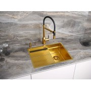 Мойка Paulmark Next-pro 58 uni PM705845-BG, брашированное золото