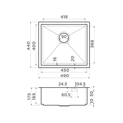 Мойка Omoikiri Kasen 49-16-INT-LG нерж. сталь/светлое золото (4997054) Мойка Omoikiri Kasen 49-16-INT-LG нерж. сталь/светлое золото (4997054)