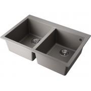 Мойка Omoikiri Bosen 80-2-GR Tetogranit/leningrad grey (4993569)