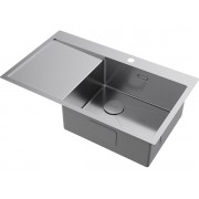 Мойка Omoikiri Akisame 86-R Side-IN нерж. сталь/нержавеющая сталь (4997042)