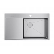 Мойка Omoikiri Akisame 86-R Side-IN нерж. сталь/нержавеющая сталь (4997042)