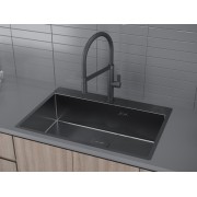 Мойка Kuchenstern WERK 80 вороненая сталь