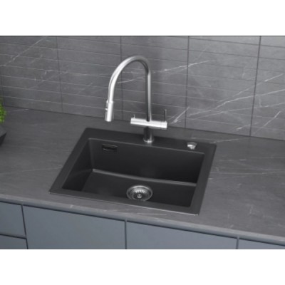 Мойка Kuchenstern TOPKERAM 60 керамический черный Мойка Kuchenstern TOPKERAM 60 керамический черный