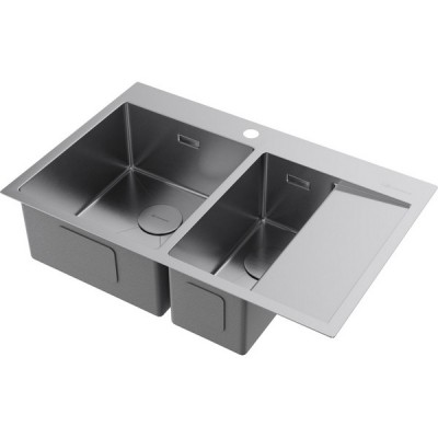 Мойка Omoikiri Akisame 78-2-L-IN нерж. сталь/нержавеющая сталь (4973062) Мойка Omoikiri Akisame 78-2-L-IN нерж. сталь/нержавеющая сталь (4973062)