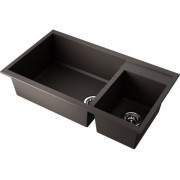 Мойка Omoikiri Tedori 86-2-LB-ES Tetogranit/espresso (4997242)