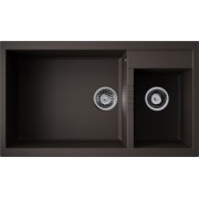 Мойка Omoikiri Tedori 86-2-LB-ES Tetogranit/espresso (4997242)