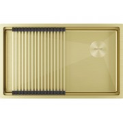 Мойка Paulmark Next-pro 74 uni PM707445-LG, светлое золото