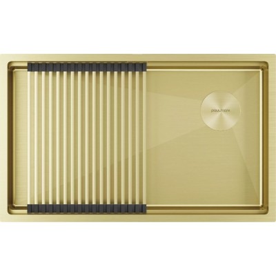Мойка Paulmark Next-pro 74 uni PM707445-LG, светлое золото Мойка Paulmark Next-pro 74 uni PM707445-LG, светлое золото